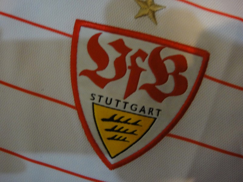 13-14 VfB Stuttgart Home White Jersey Shirt - Click Image to Close