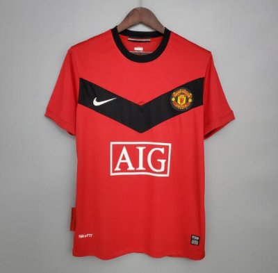 2009-10 Manchester United Retro Home Soccer Jersey Shirt