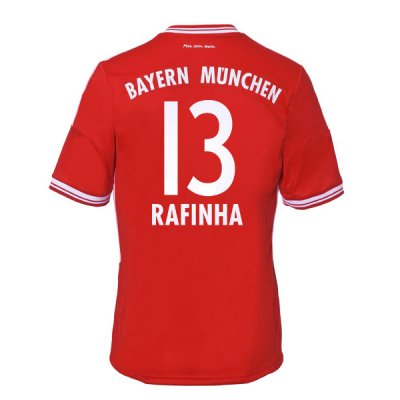 13-14 Bayern Munich #13 Rafinha Home Soccer Jersey Shirt