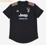 2021-22 Juventus Away Black Women Soccer Jersey Shirt