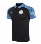 2020-21 Manchester City Black Polo Shirt