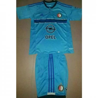 Kids Feyenoord 2016-17 Away Soccer Shirt With Shorts