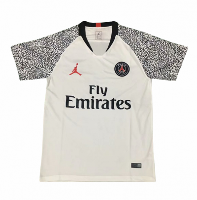 2019-20 PSG Air Jordan White Training Shirt