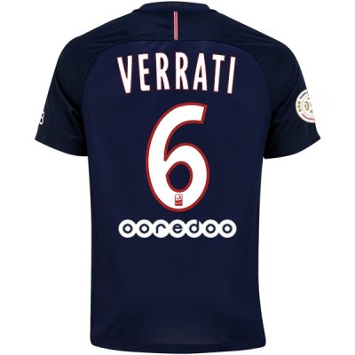 2016-17 PSG 6 VERRRATTI Home Soccer Jersey