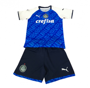 Kids Sociedade Esportiva Palmeiras 2019/20 Blue Soccer Shirt With Shorts