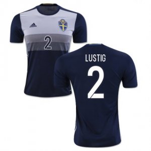 2016 Sweden Lustig 2 Away Soccer Jersey