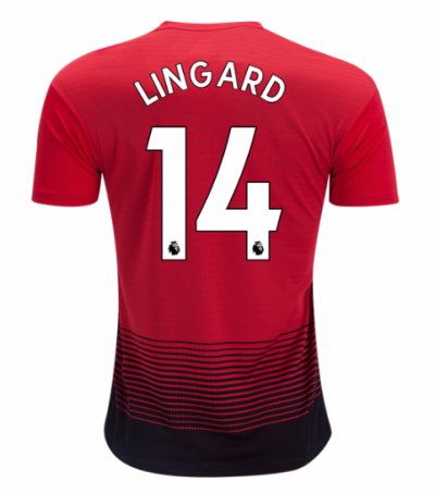 2018-19 Manchester United Home Soccer Jersey Shirt Jesse Lingard #14