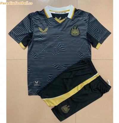 Kids Newcastle United 2021-22 Away Soccer Kits Shirt With Shorts