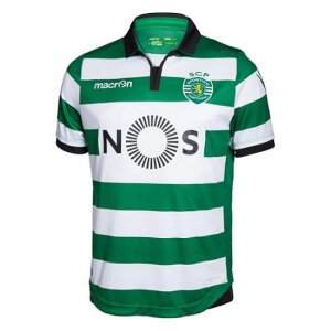 2016-17 Sporting Lisbon Home Soccer Jersey