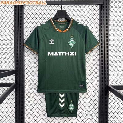 2026-27 Werder Bremen Away Kids Soccer Kits Shirt With Shorts