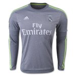 2015-16 Real Madrid Away Soccer Jersey LS