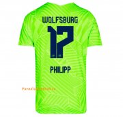 2021-22 Wolfsburg Home Soccer Jersey Shirt with Philipp 17 printing