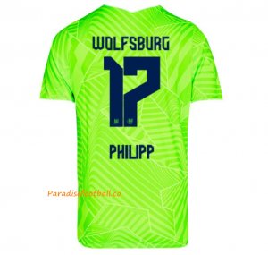 2021-22 Wolfsburg Home Soccer Jersey Shirt with Philipp 17 printing