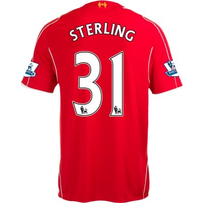 Liverpool 14/15 STERLING #31 Home Soccer Jersey
