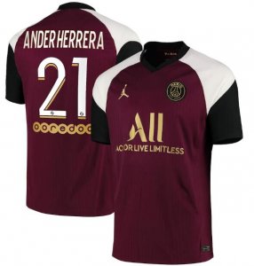 2020-21 PSG Third Away Soccer Jersey Shirt Ander Herrera 21