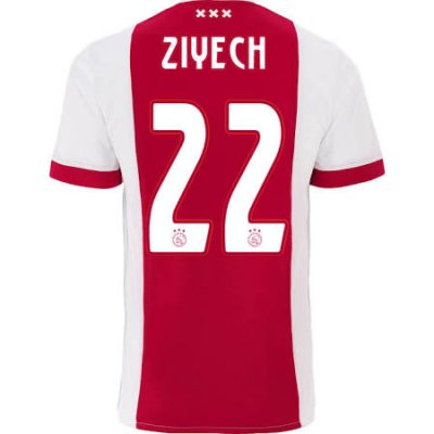 2017-2018 Ajax Ziyech #22 Home Soccer Jersey