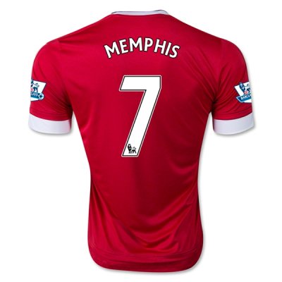 2015-16 Manchester United MEMPHIS 7 Home Soccer Jersey