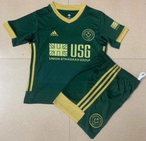 Kids Sheffield United FC 2020-21 Third Away Soccer Kits Shirt With Shorts