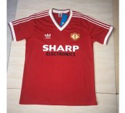 1985 Manchester United Retro Home Soccer Jersey Shirt