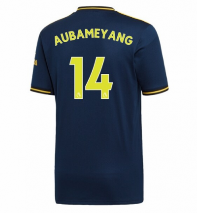2019-20 Arsenal Third Away Soccer Jersey Shirt Pierre-Emerick Aubameyang #14