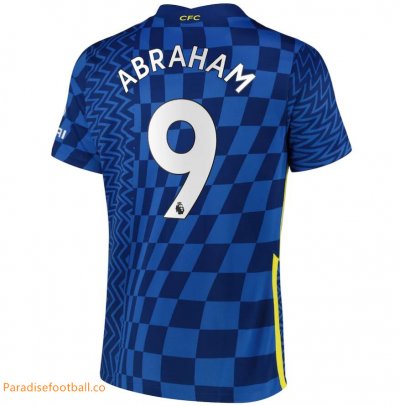 2021-22 Chelsea Home Soccer Jersey Shirt Abraham 9 printing