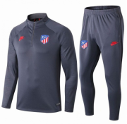 2019-20 Atletico Madrid Dark Grey Training Kit Sweatshirt with pants