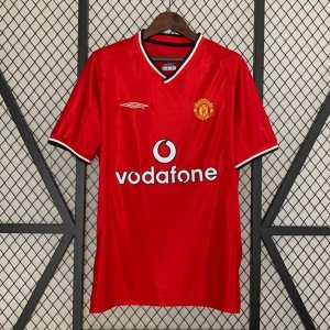 2003-04 Manchester United Retro Home Soccer Jersey Shirt