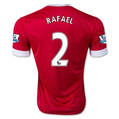 2015-16 Manchester United RAFAEL 2 Home Soccer Jersey