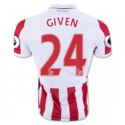 2016-17 Stoke City 24 GIVEN Home Soccer Jersey