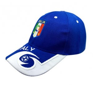 Italy National Blue Soccer Cap