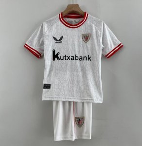 2023-24 Athletic Bilbao Kids Third Away Soccer Kits Shirt With Shorts