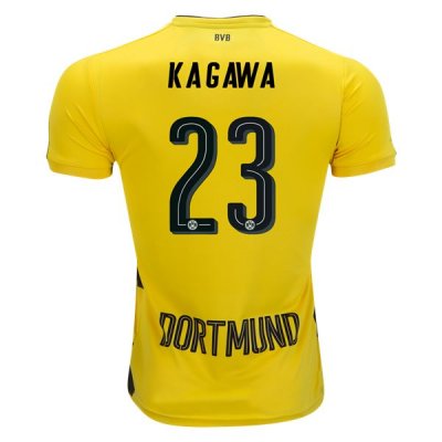 2017-18 Borussia Dortmund Kagawa #23 Home Soccer Jersey
