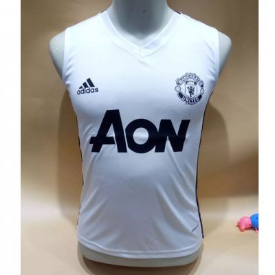 2016-17 Manchester United White Vest Sleeveless Soccer Shirt