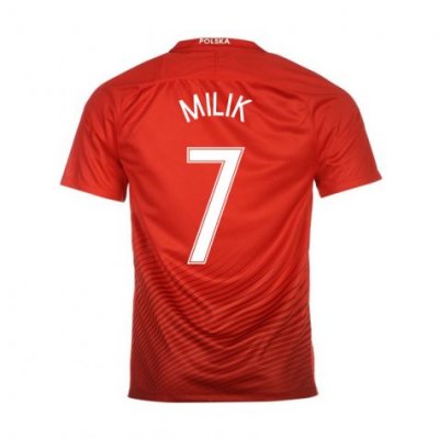 2016 Poland Milik 7 Away Soccer Jersey