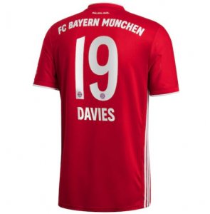 2020-21 Bayern Munich Home Soccer Jersey Shirt Davies 19