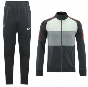2020-21 Liverpool Grey Training Suits Jacket with Pants