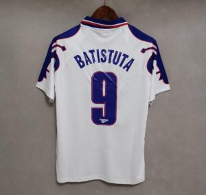 1995-96 Fiorentina Retro Away Soccer Jersey Shirt Batistuta #9