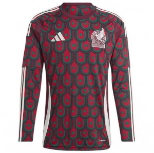 2024 Copa America Mexico Long Sleeve Home Soccer Jersey Shirt
