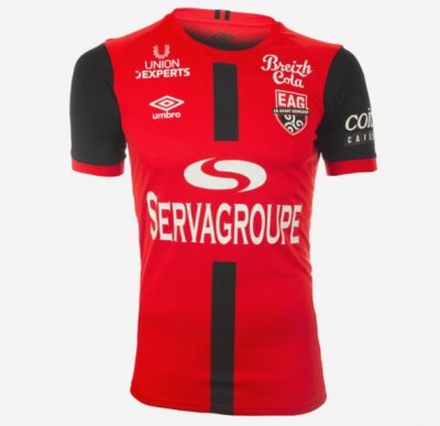 2020-21 En Avant de Guingamp Home Soccer Jersey Shirt