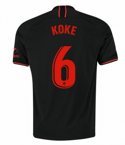 2019-20 Atletico Madrid Away Soccer Jersey Shirt Koke 6