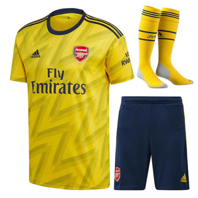 2019-20 Arsenal Away Soccer Jersey Full Kit (Shirt + Shorts + Socks)