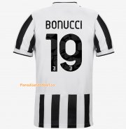 2021-22 Juventus Home Soccer Jersey Shirt with BONUCCI 19 printing
