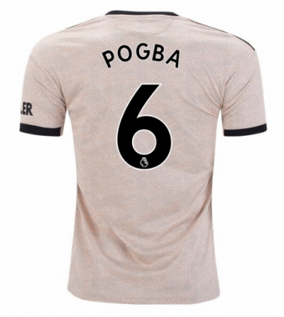 2019-20 Manchester United Away Soccer Jersey Shirt Paul Pogba #6