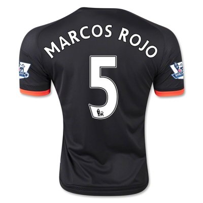 2015-16 Manchester United MARCOS ROJO #5 Third Soccer Jersey
