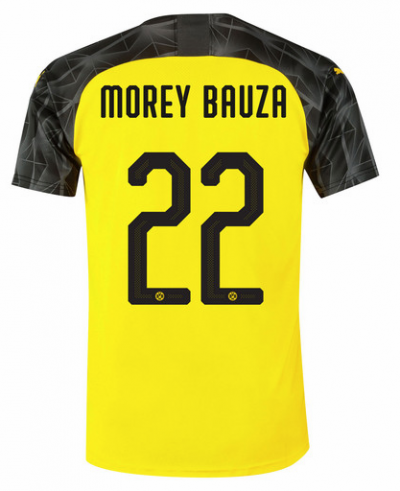 2019-20 Borussia Dortmund Cup Home Soccer Jersey Shirt Morey Bauza 22