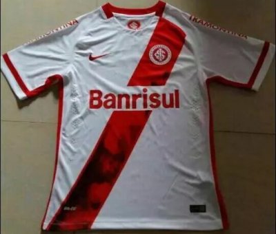 2015-16 SC Internacional Away Soccer Jersey White
