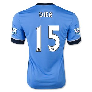 2015-16 Tottenham Hotspur DIER #15 Away Soccer Jersey