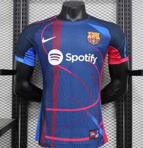 2023-24 Barcelona Blue Special Soccer Jersey Shirt Player Version 02