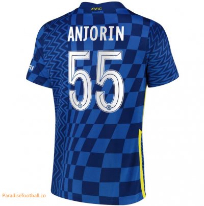 2021-22 Chelsea Cup Home Soccer Jersey Shirt with Anjorin 55 printing
