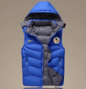 2020-21 Club America Blue Cotton Warn Waistcoat